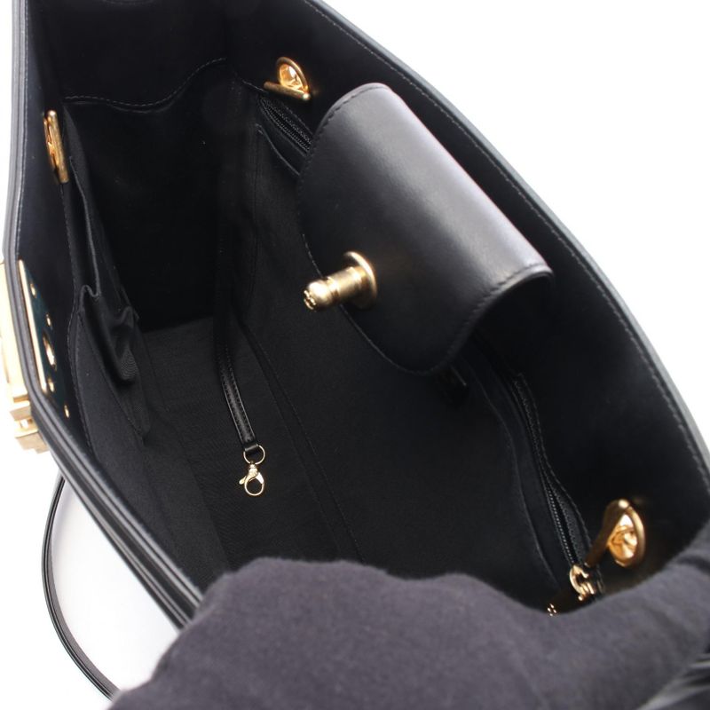 Chanel Tote Bag Boy Chanel Shopping Bag Black Leather Boy Chanel Shoulder Tote