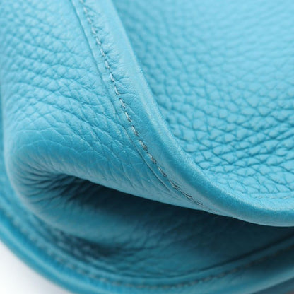 Hermes Shoulder Bag Evelyn 3 Trois GM Blue Paon Leather Evelyn 3GM Blue Paon