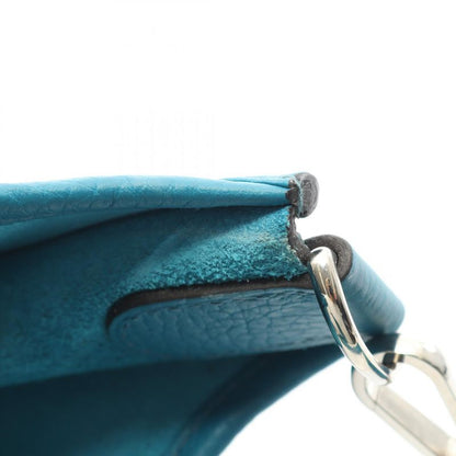 Hermes Shoulder Bag Evelyn 3 Trois GM Blue Paon Leather Evelyn 3GM Blue Paon