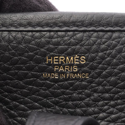 Hermes Shoulder Bag Evelyn 3 Trois PM Black Leather Evelyn 3PM Black Ladies
