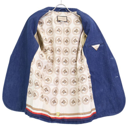 Gucci 738640 Denim Tailored Jacket 48