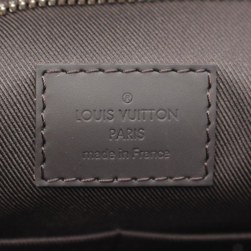 Louis Vuitton Tote Bag Jake Damier Ebene N41559 PVC Coated Canvas Leather Jake