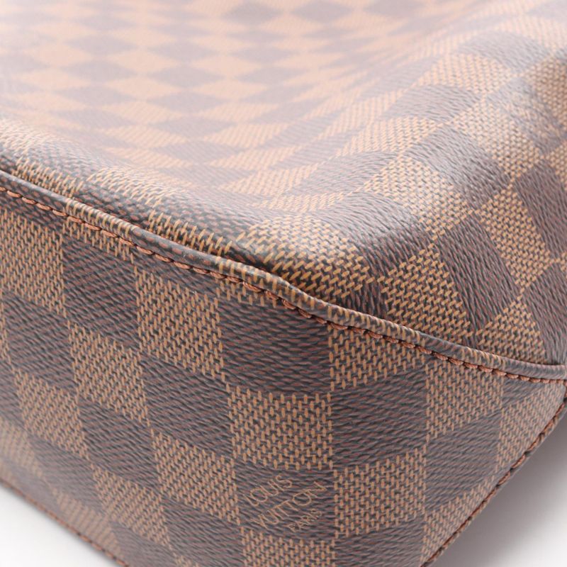 Louis Vuitton Tote Bag Jake Damier Ebene N41559 PVC Coated Canvas Leather Jake