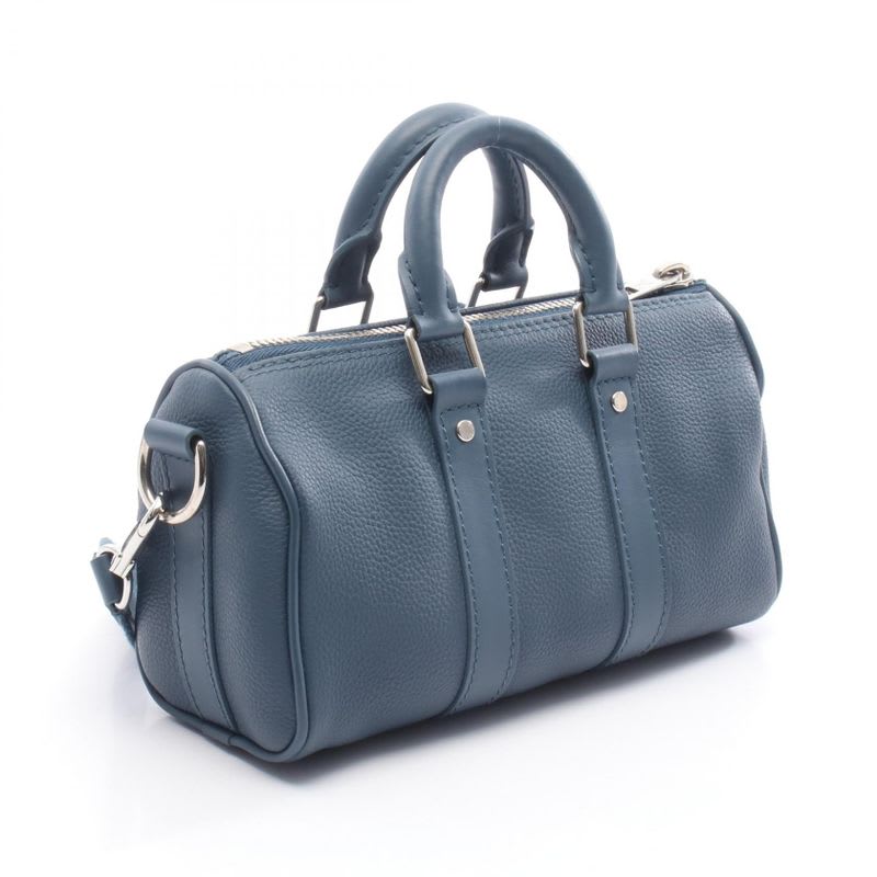 Louis Vuitton Handbag Keepall XS Aerogram Blue Leather