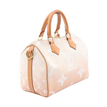 Louis Vuitton Handbag Speedy Bandouliere 25 M45722 Brume PVC Coated Canvas