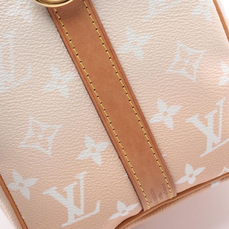 Louis Vuitton Handbag Speedy Bandouliere 25 M45722 Brume PVC Coated Canvas