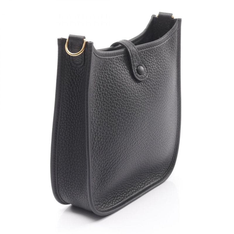 Hermes Shoulder Bag Evelyn TPM Amazon Black Leather Evelyn Tamazon PM Black