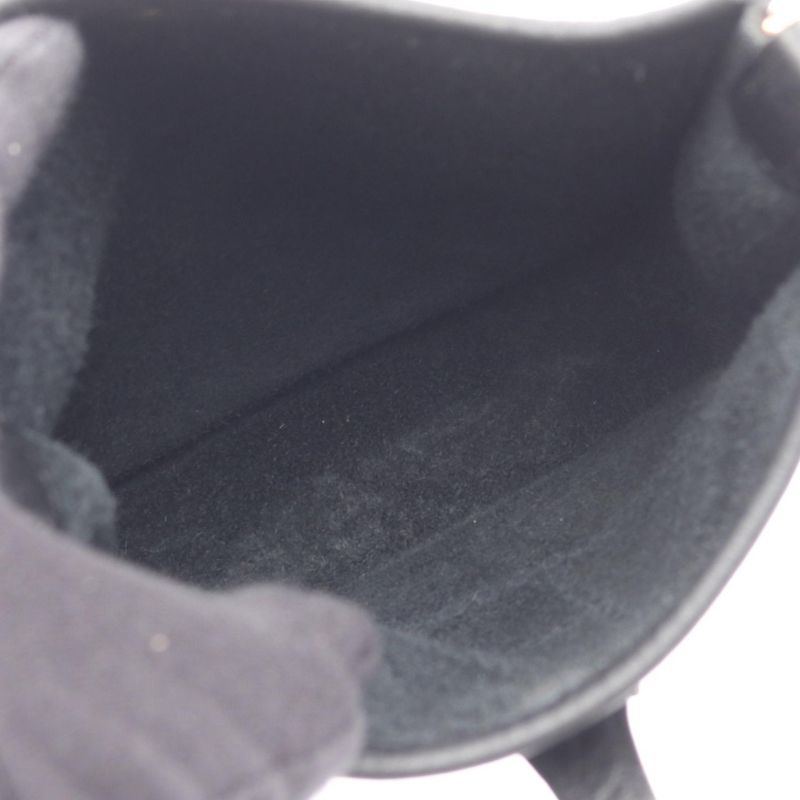 Hermes Shoulder Bag Evelyn TPM Amazon Black Leather Evelyn Tamazon PM Black