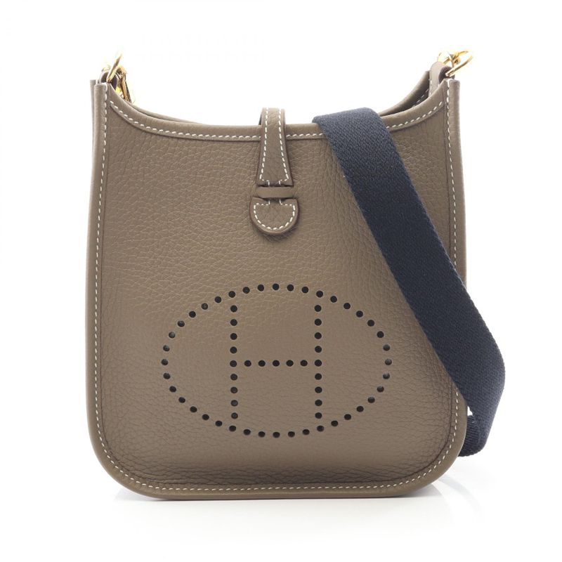 Hermes Shoulder Bag Evelyn TPM Amazon Etoupe Leather Evelyn Amazon TPM Etoupe