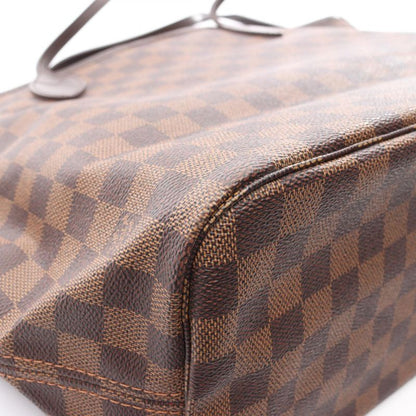 Louis Vuitton Tote Bag Neverfull MM N51105 PVC Coated Canvas Leather Neverfull