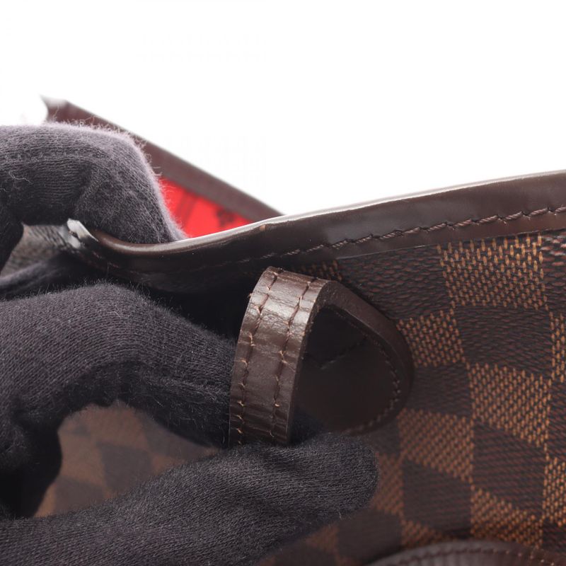 Louis Vuitton Tote Bag Neverfull MM N51105 PVC Coated Canvas Leather Neverfull