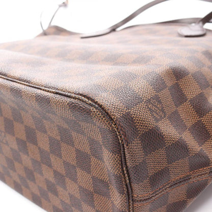 Louis Vuitton Tote Bag Neverfull MM N51105 PVC Coated Canvas Leather Neverfull