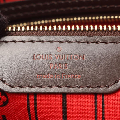 Louis Vuitton Tote Bag Neverfull MM N51105 PVC Coated Canvas Leather Neverfull