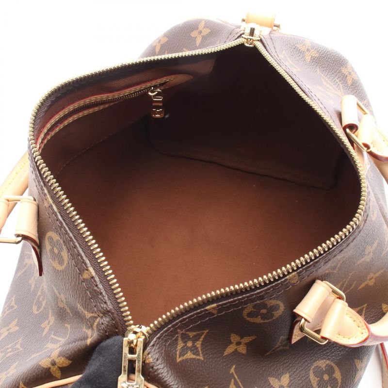 Louis Vuitton Handbag Speedy Bandouliere 30 M46980 PVC Coated Canvas Leather