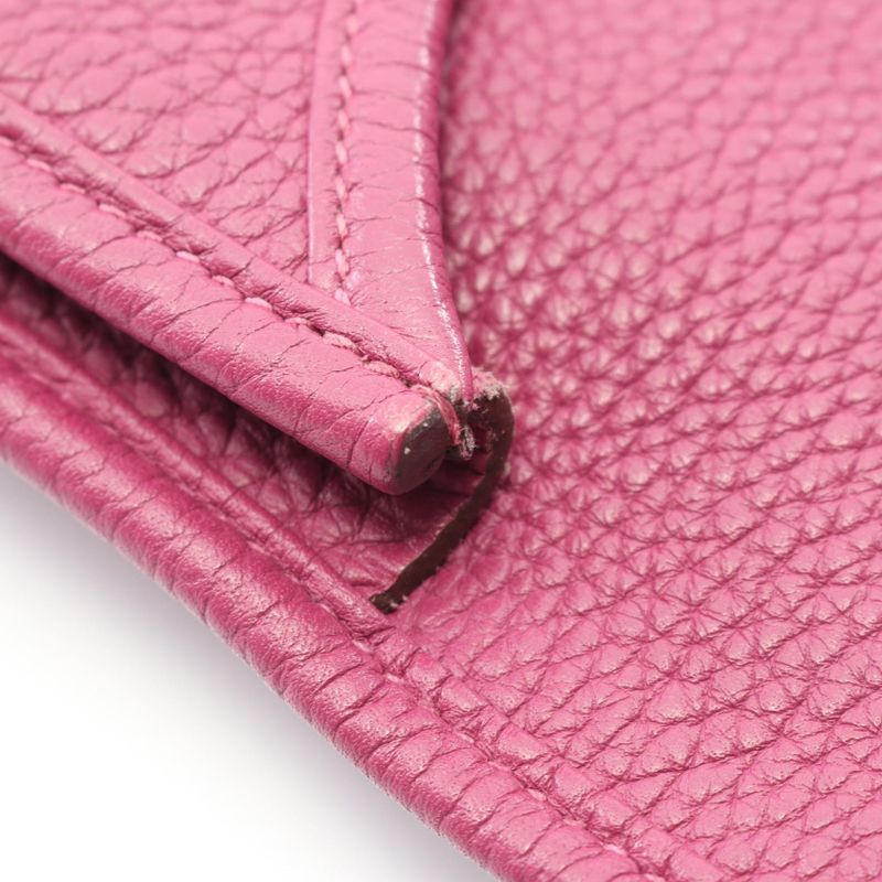 Hermes Shoulder Bag Evelyn 3 Trois GM Cassis Leather Evelyn 3GM Cassis Ladies