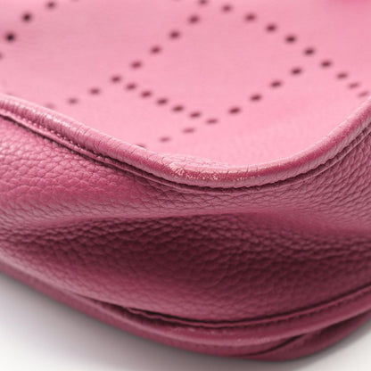 Hermes Shoulder Bag Evelyn 3 Trois GM Cassis Leather Evelyn 3GM Cassis Ladies