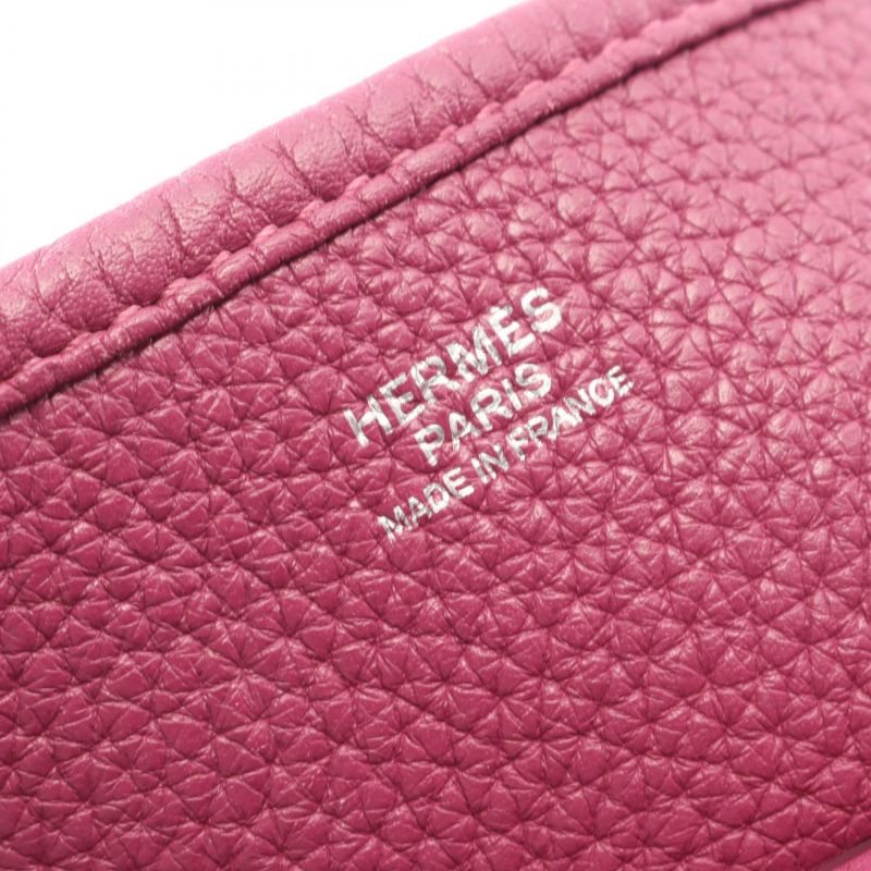 Hermes Shoulder Bag Evelyn 3 Trois GM Cassis Leather Evelyn 3GM Cassis Ladies