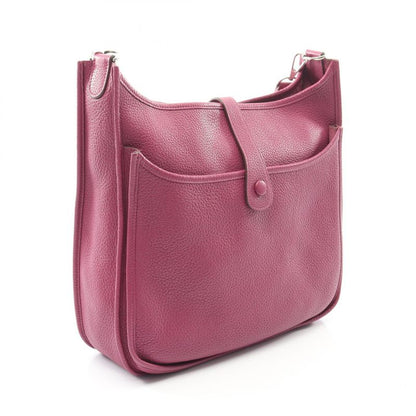 Hermes Shoulder Bag Evelyn 3 Trois GM Cassis Leather Evelyn 3GM Cassis Ladies