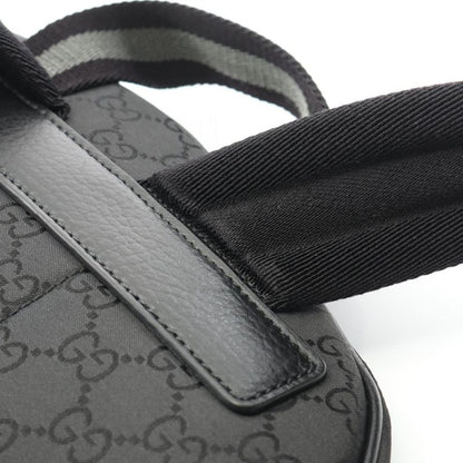 Gucci Rucksack Sac Backpack GG Pattern 449181 Black Nylon Leather Backpack