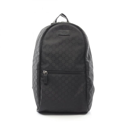 Gucci Rucksack Sac Backpack GG Pattern 449181 Black Nylon Leather Backpack