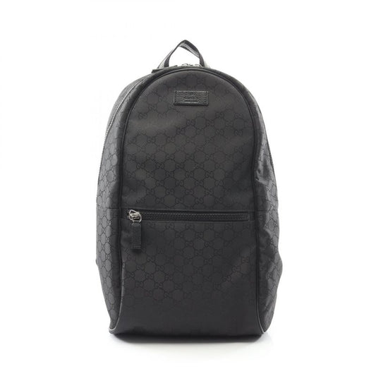Gucci Rucksack Sac Backpack GG Pattern 449181 Black Nylon Leather Backpack