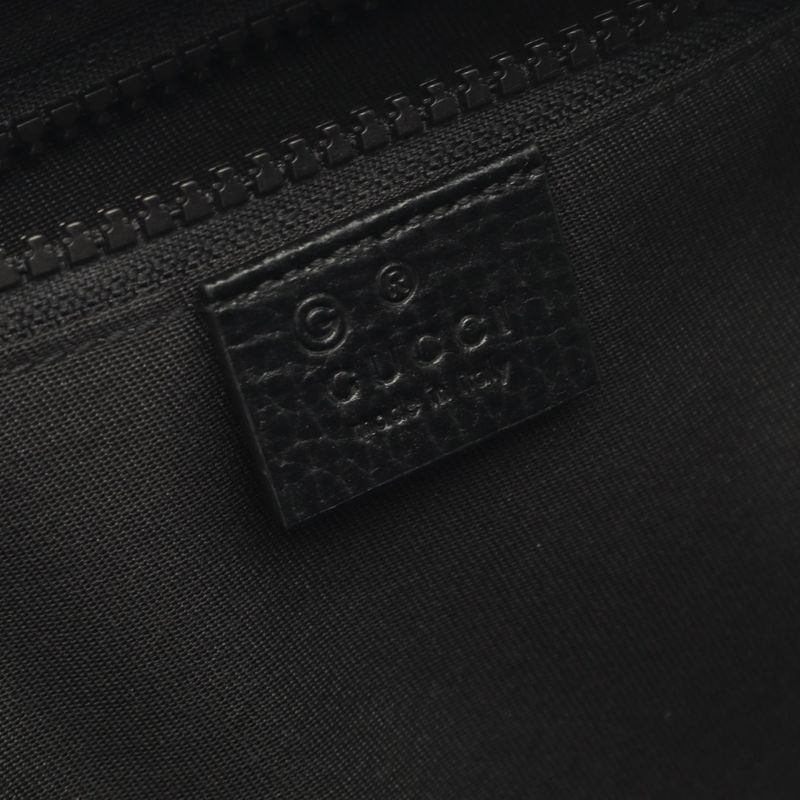 Gucci Rucksack Sac Backpack GG Pattern 449181 Black Nylon Leather Backpack