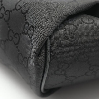 Gucci Rucksack Sac Backpack GG Pattern 449181 Black Nylon Leather Backpack