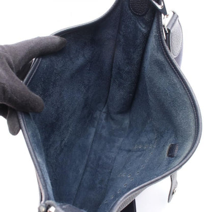 Hermes Shoulder Bag Evelyn 3 Trois GM 056275ck Blue Nuit Leather Evelyn 3GM