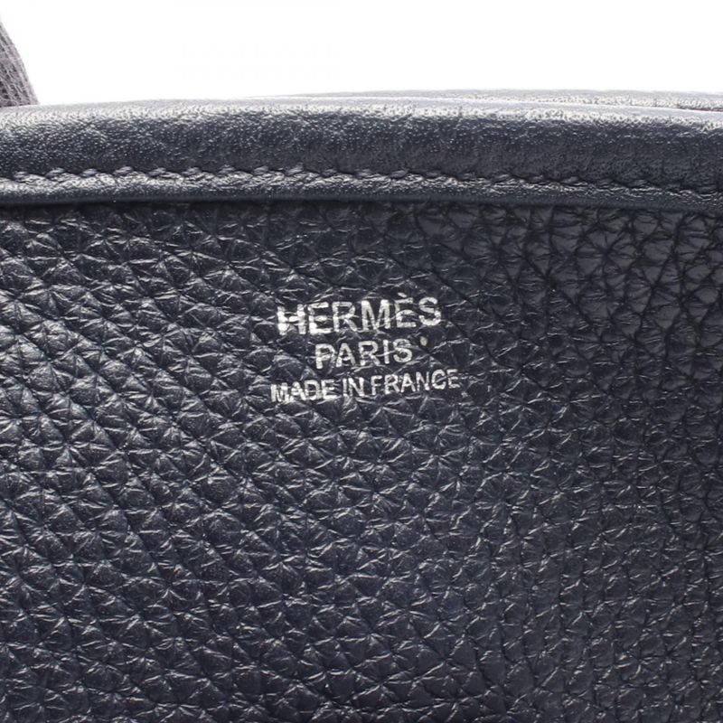 Hermes Shoulder Bag Evelyn 3 Trois GM 056275ck Blue Nuit Leather Evelyn 3GM