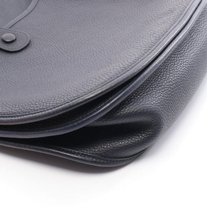 Hermes Shoulder Bag Evelyn 3 Trois GM 056275ck Blue Nuit Leather Evelyn 3GM