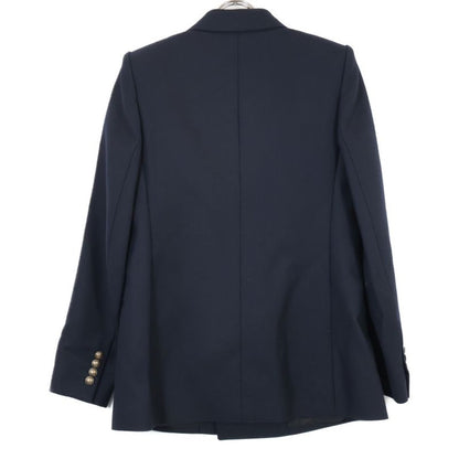 Yves Saint-laurent Yves Saint Laurent 19 Year Navy Peaked Lapel Double Tailored