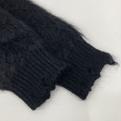 Saint Laurent Paris 22SS × Playboy Black × White Mohair Knit Seter S