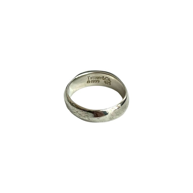 Tiffany & Co Knife Edge Ring Silver 925 No 10 Accessory