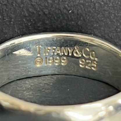 Tiffany & Co Knife Edge Ring Silver 925 No 10 Accessory