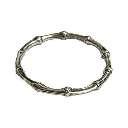 Tiffany & Co Bamboo Bangle Silver 925 Bracelet Accessory