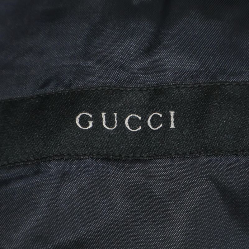 Gucci 304-1041 Black Cashmere Blend Single Breasted Jacket Pants Suit Setup F