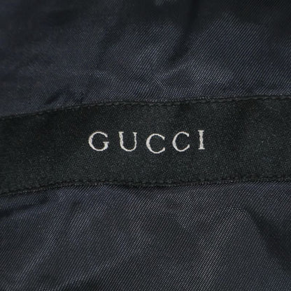 Gucci 304-1041 Black Cashmere Blend Single Breasted Jacket Pants Suit Setup F