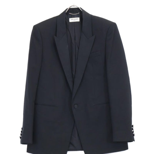 Saint Laurent Paris 662462 21 Year Black Wool 100% Tailored Jacket 50