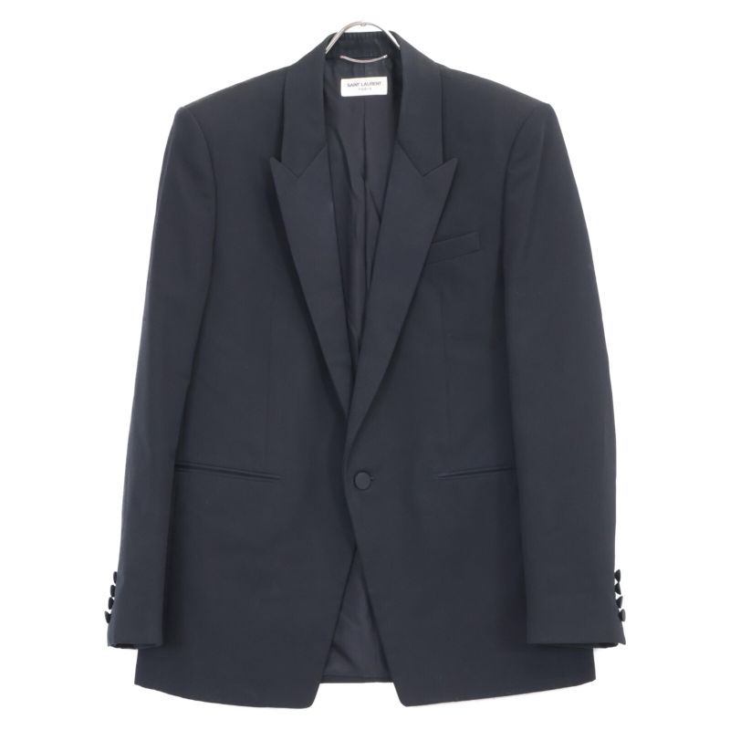 Saint Laurent Paris 662462 21 Year Black Wool 100% Tailored Jacket 50