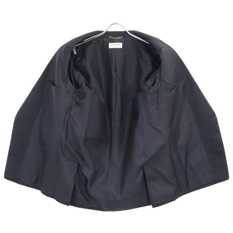 Saint Laurent Paris 662462 21 Year Black Wool 100% Tailored Jacket 50