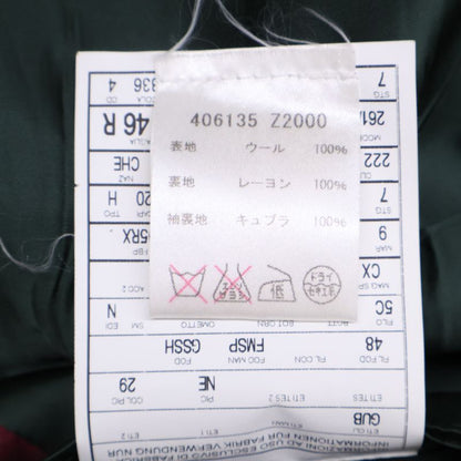 Gucci Black 406135 2B Wool Suite Set Up 46