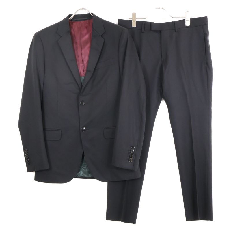 Gucci Black 406135 2B Wool Suite Set Up 46