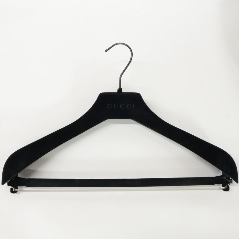 Gucci Gray 444305 Lining GG Pattern Wool Suit Set Up 46