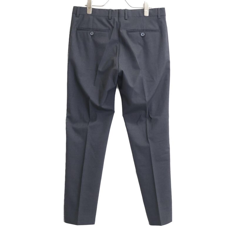 Gucci Gray 444305 Lining GG Pattern Wool Suit Set Up 46