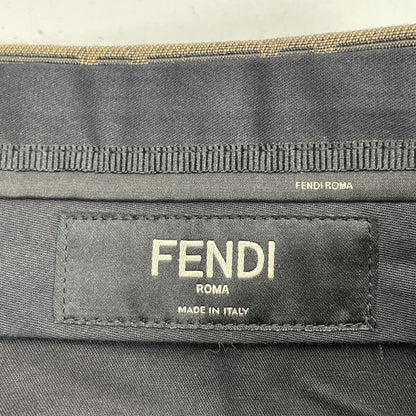 Fendi 21 Years Fb0521 A6WJ Seat Pattern Half Pants 54