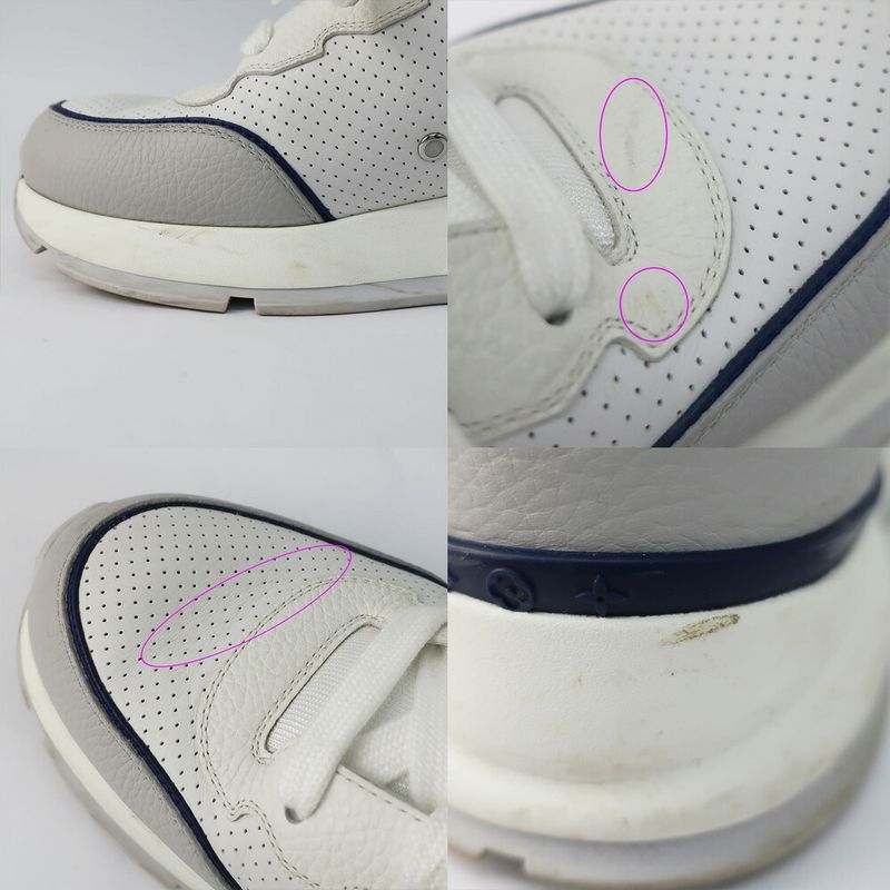 Louis Vuitton LV Classic Sneakers - 1ahsv3 Marine Blue - White Gray -
