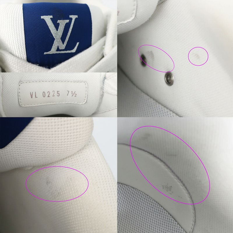 Louis Vuitton LV Classic Sneakers - 1ahsv3 Marine Blue - White Gray -