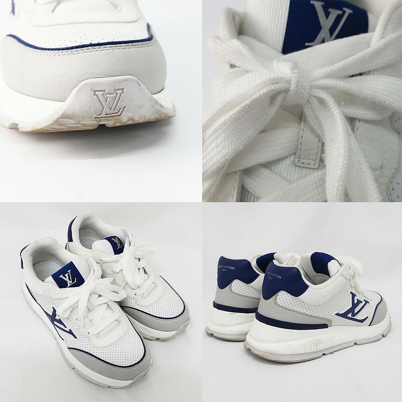 Louis Vuitton LV Classic Sneakers - 1ahsv3 Marine Blue - White Gray -