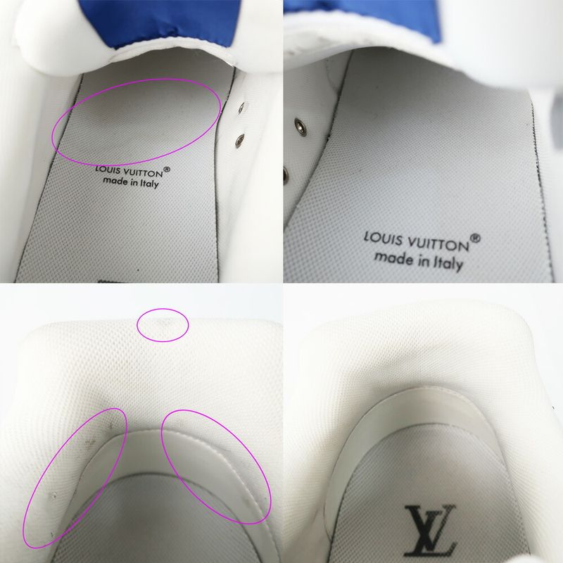 Louis Vuitton LV Classic Sneakers - 1ahsv3 Marine Blue - White Gray -