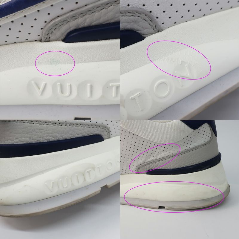 Louis Vuitton LV Classic Sneakers - 1ahsv3 Marine Blue - White Gray -